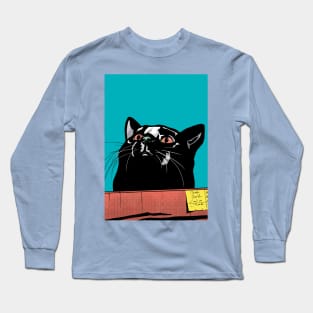 Fat Cat in a Box Long Sleeve T-Shirt